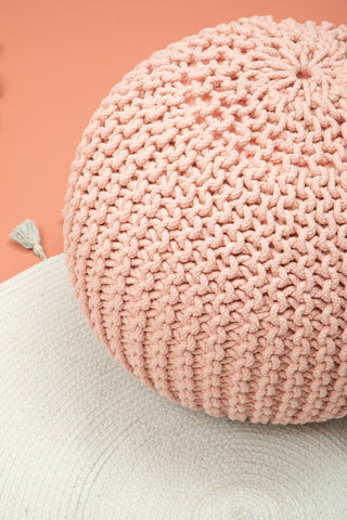 Kids Pink Pouffe