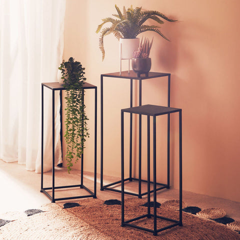 Avento Set Of Three Rectangular Nesting Tables