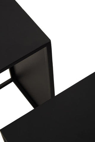 Avento Set Of Three Rectangular Nesting Tables