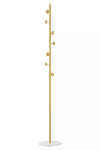 Avento Gold And White Coat Stand