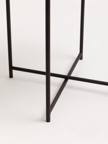 Trosa Side Table With Round White Top