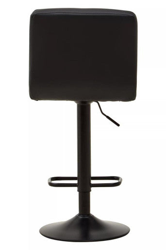 Baina Black Faux Leather Bar Chair