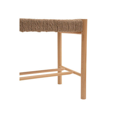 Bandar Natural Rope Weave Small Bench