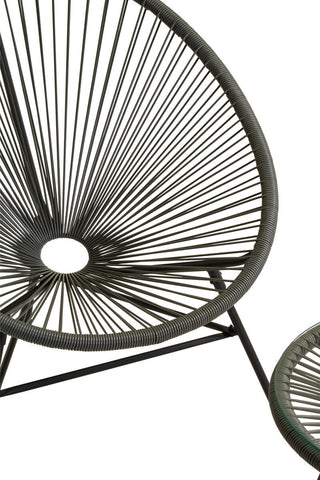 Miami Grey 3 Piece Rattan Patio Set