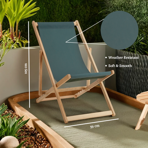 Beauport Khaki Deck Chair