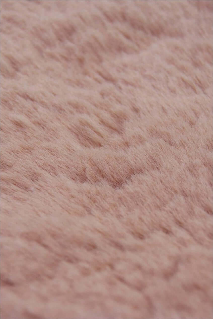 Luxury Pink Faux Fur Rug