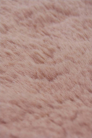 Luxury Pink Faux Fur Rug