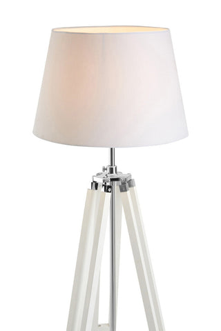 Jasper White Tripod Base Floor Lamp