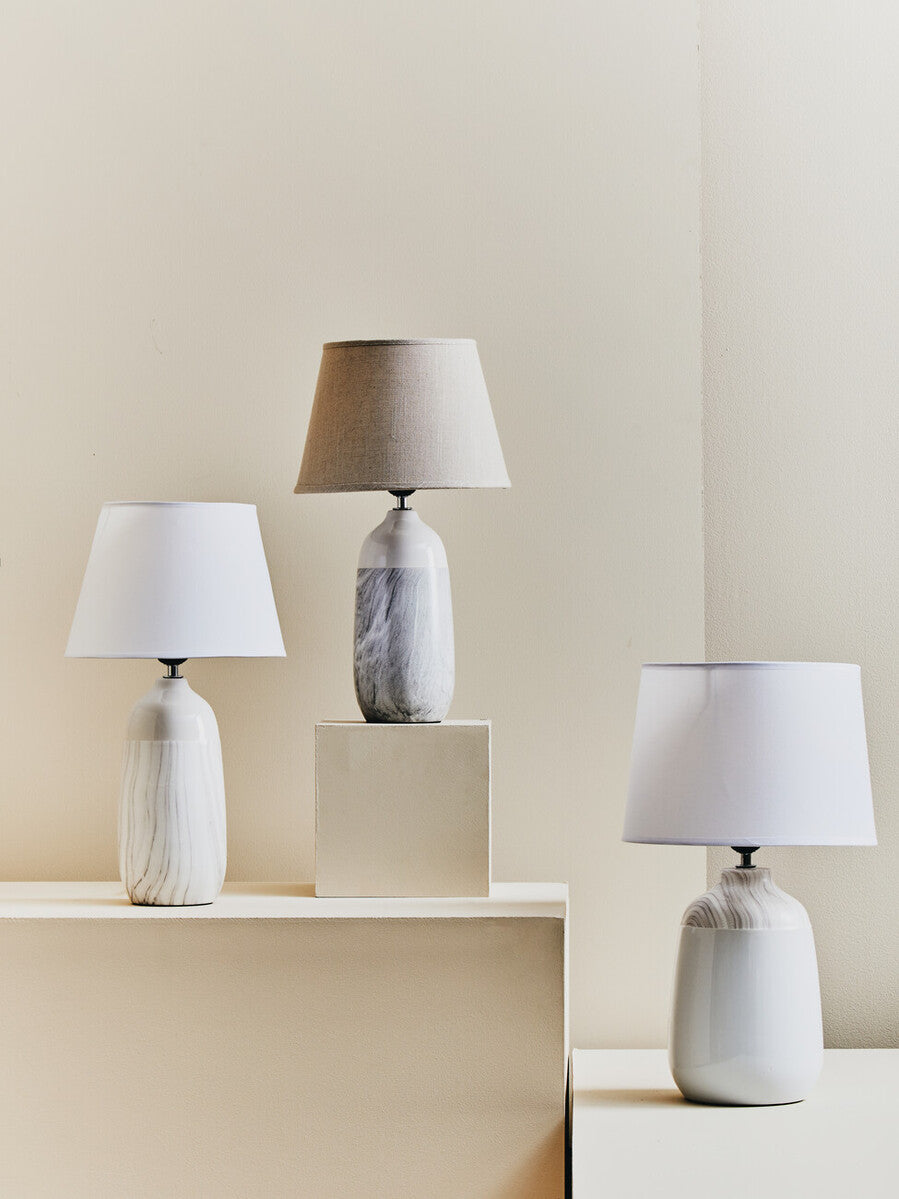 Welma White Ceramic Table Lamp