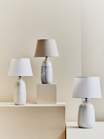 Welma White Ceramic Table Lamp