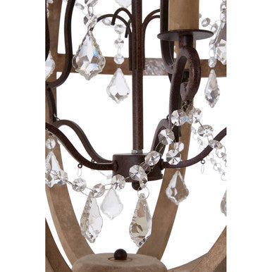 Pia 5 Arm Chandelier