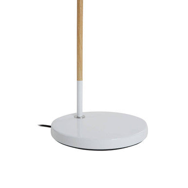 Bryant White Metal and Metal Floor Lamp