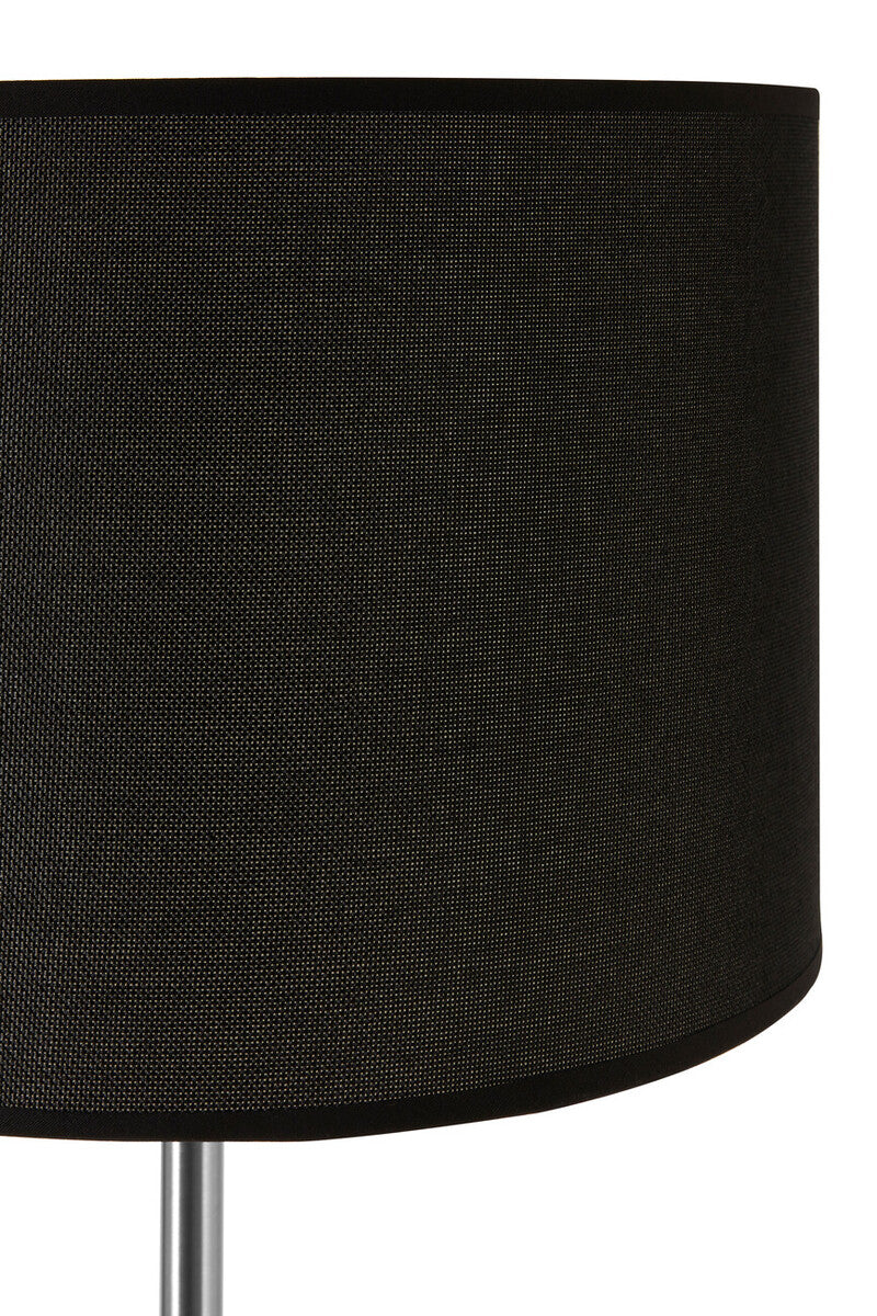 Forma Black Waffle Effect Shade Floor Lamp