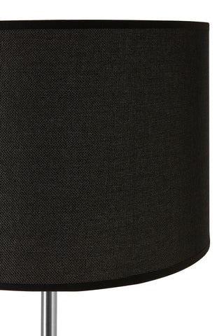 Forma Black Waffle Effect Shade Floor Lamp