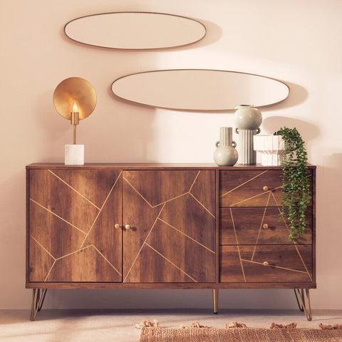 Saramis Table Lamp With White Marble Base