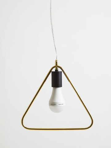 Lavis Gold Triangle Pendant Light