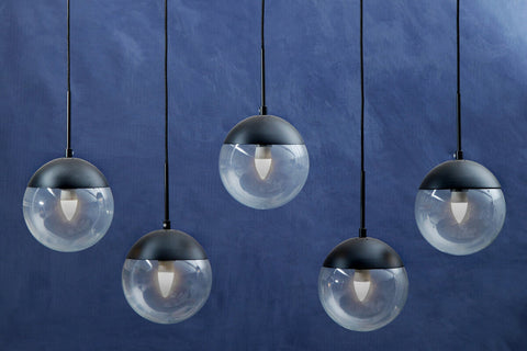 Revive Clear Glass Shades Pendant Light