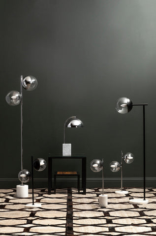 Revive Black Finish Floor Lamp