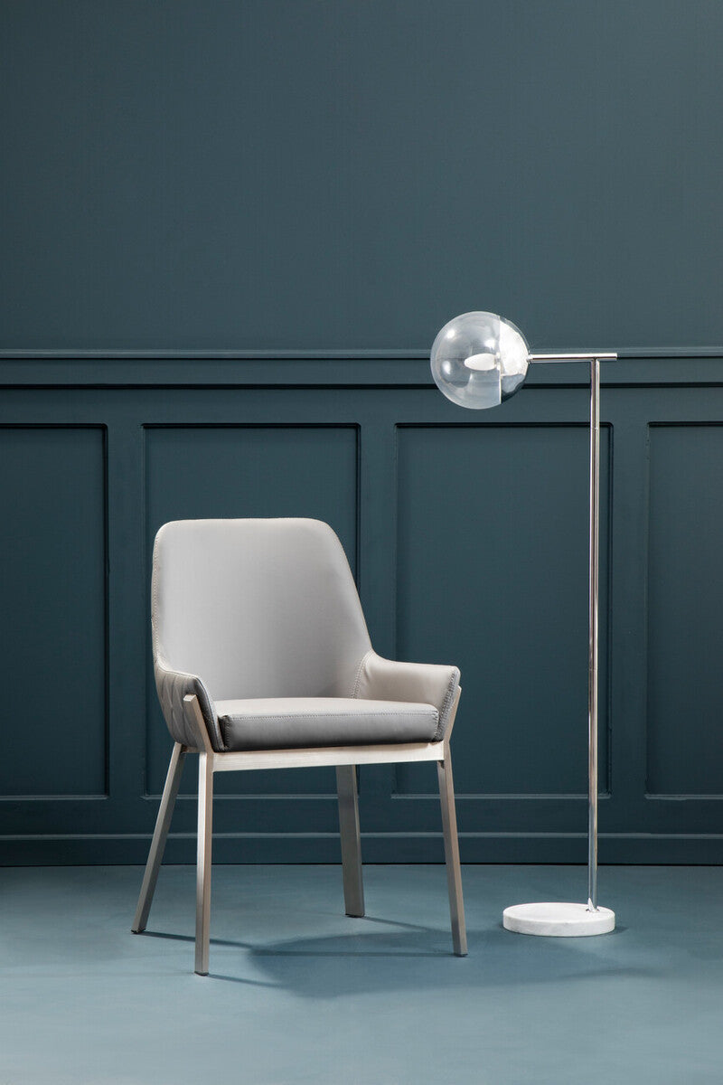 Revive Chrome Finish Floor Lamp