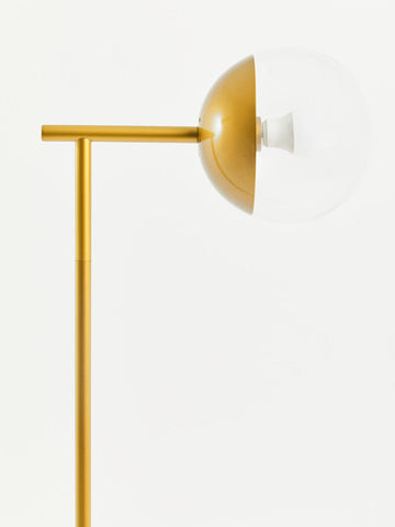 Revive Gold Finish Metal Floor Lamp