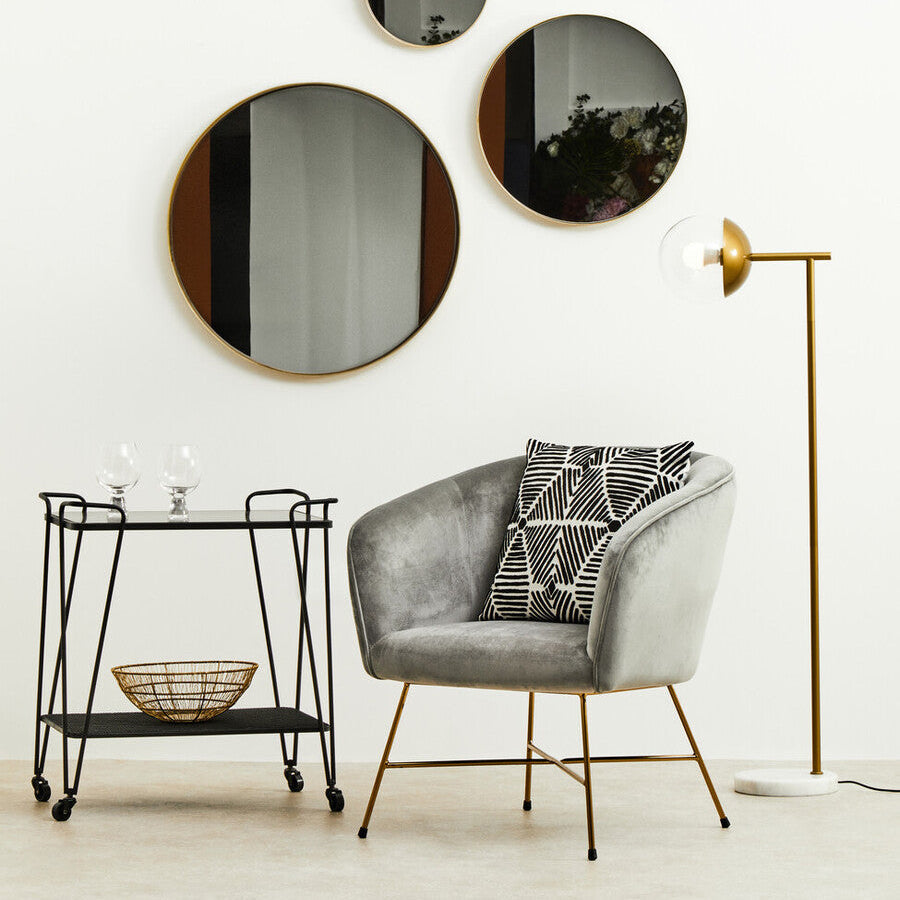 Revive Gold Finish Metal Floor Lamp