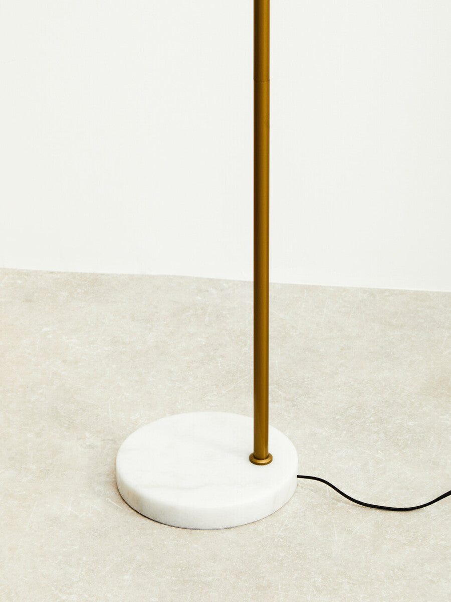 Revive Gold Finish Metal Floor Lamp