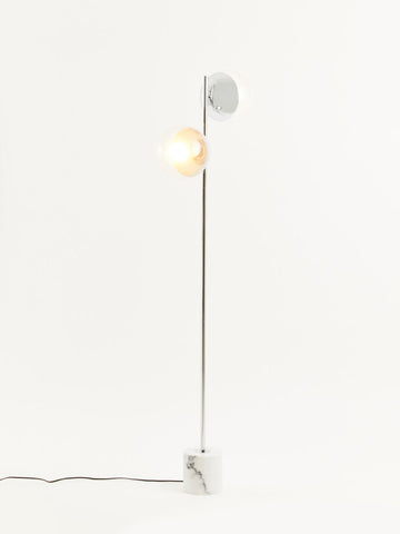 Revive Chrome Finish 2 Light Floor Lamp