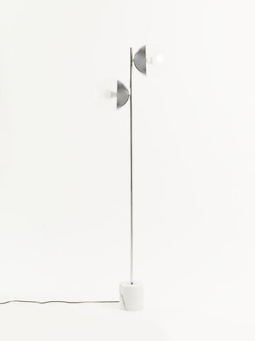 Revive Chrome Finish 2 Light Floor Lamp