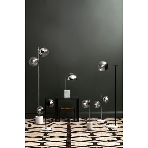 Revive Chrome Finish 2 Light Floor Lamp