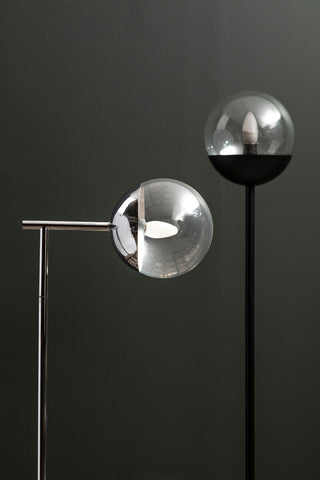 Revive Black Finish Metal Floor Lamp