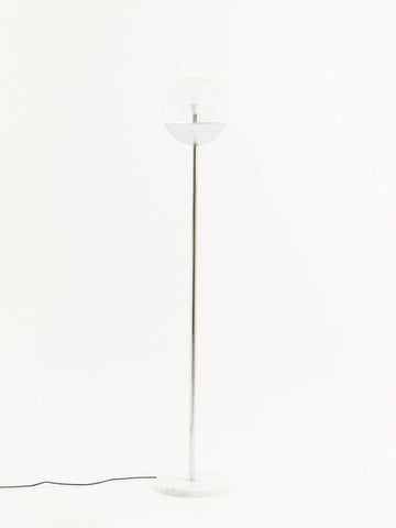 Revive Chrome Finish Metal Floor Lamp