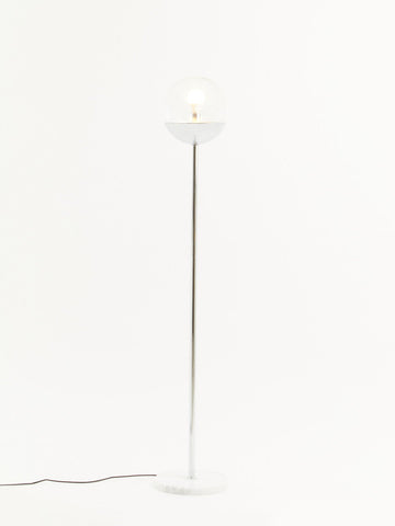 Revive Chrome Finish Metal Floor Lamp