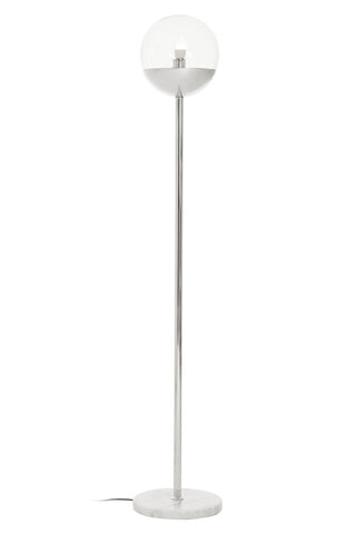Revive Chrome Finish Metal Floor Lamp