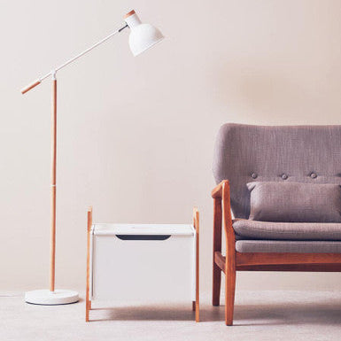 Stockholm Matte White Floor Lamp