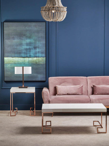 Lilian Copper Finish Table Lamp