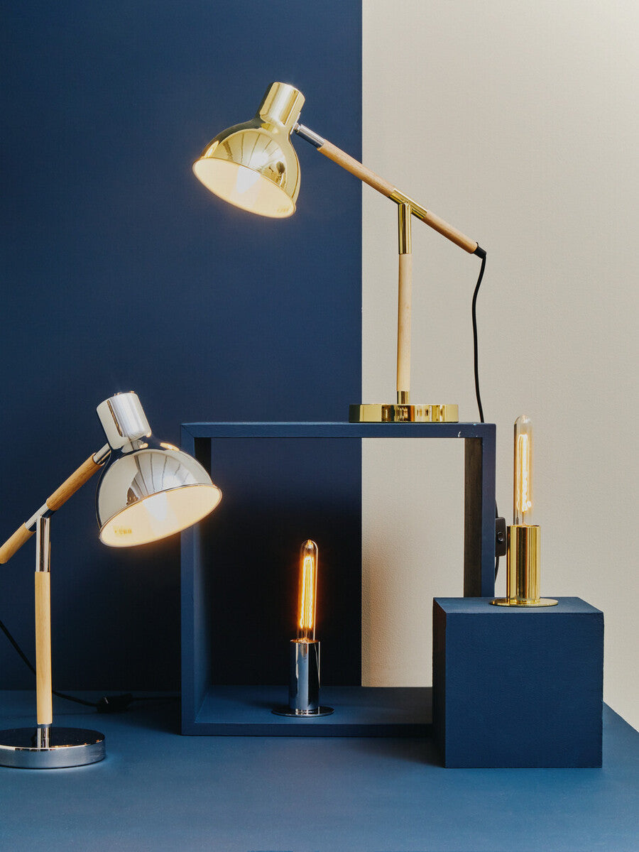 Stockholm Adjustable Desk Lamp in  Chrome Finish