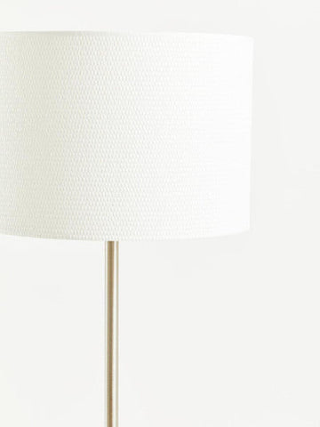 Forma Cream Waffle Effect Shade Floor Lamp