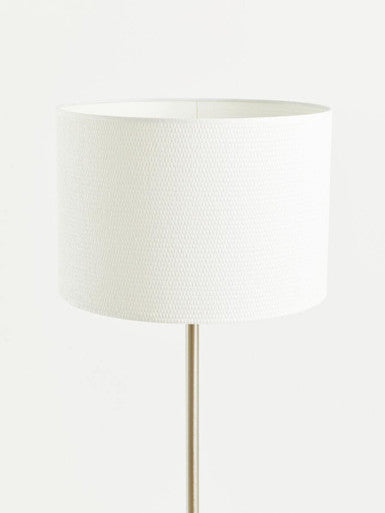 Forma Cream Waffle Effect Shade Floor Lamp