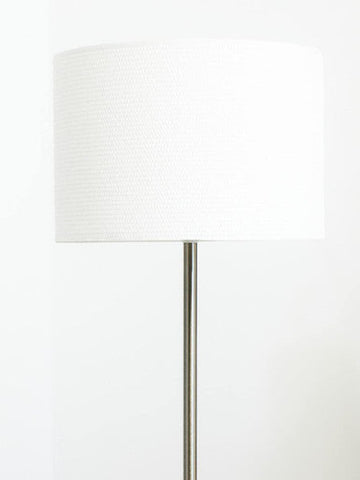 Forma Cream Waffle Effect Shade Floor Lamp