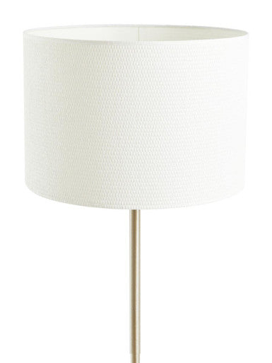 Forma Cream Waffle Effect Shade Floor Lamp