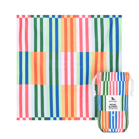 Dock & Bay Picnic Blanket - Sugar Sorbet: Large (170x170cm)