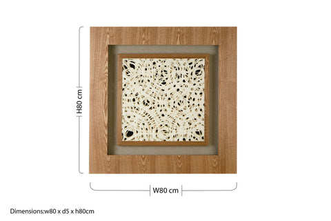 Nason Framed Lattice Design Wall Art