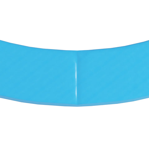 HOMCOM 12ft Trampoline Accessories Safety Pad Φ366cm Replacement Surround Padding Thick Foam Pads Light Blue