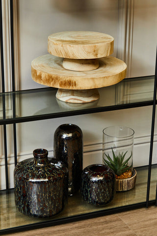 Fiori Small Succulent with Natural Stone Base