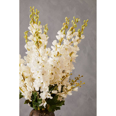Fiori Tall White Delphinium Flower Stem