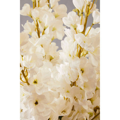 Fiori Tall White Delphinium Flower Stem