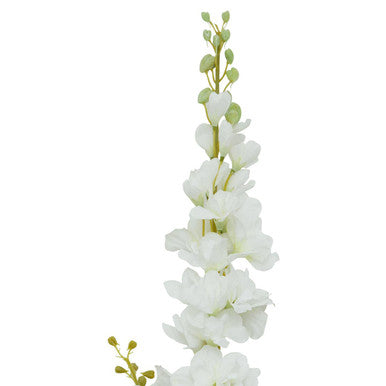 Fiori Tall White Delphinium Flower Stem