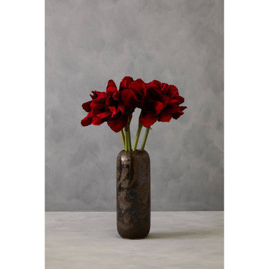 Fiori 72cm Amarylilis Burgundy Stem