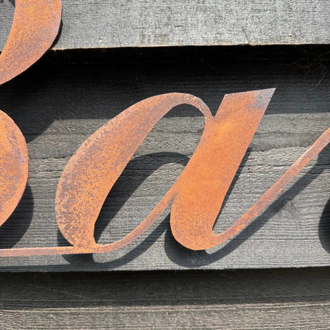 Rustic Bar Sign for Home & Garden