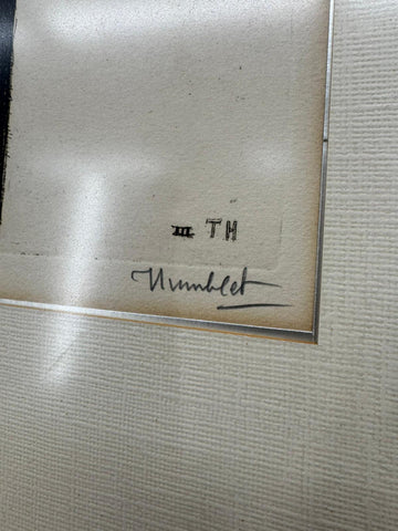 Signed Limited Edition Art Picture Print “Love Story” – Theo Humblet – Framed
